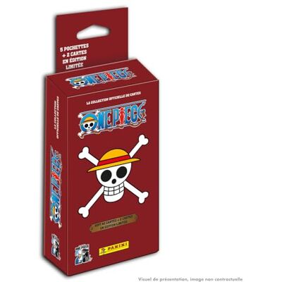 Panini One Piece Trading Cards 25. Geburtstag, Blisterverpackung, 5 Hüllen + 2 Karten, limitierte Auflage, 004897KBF5 Panini One Piece Trading Cards 25. Geburtstag, Blisterverpackung, 5 Hüllen + 2 Karten, limitierte Auflage, 004897KBF5
