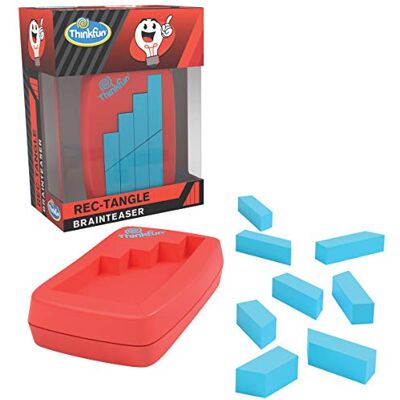 ThinkFun 76385 Rec-Tangle Ein Brainteaser mit 8 Teilen. Wie passen die Teile zusammen? Ein Knobelspiel für Jungen und Mädchen ThinkFun 76385 Rec-Tangle Ein Brainteaser mit 8 Teilen. Wie passen die Teile zusammen? Ein Knobelspiel für Jungen und Mädchen