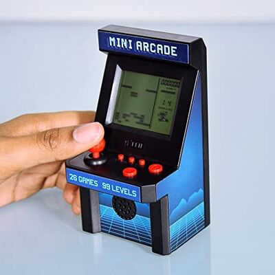 Out of the blue Mini Arcade Spielautomat Retro mit 26 Spielen, Spielkonsole Spielen Spielzeug Out of the blue Mini Arcade Spielautomat Retro mit 26 Spielen, Spielkonsole Spielen Spielzeug