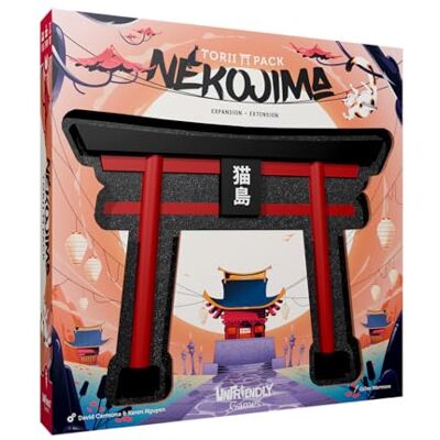 Blackrock Games NEKOJIMA, Nekojima Torii Pack ENG Erweiterung zum innovatives Geschicklichkeitsspiel Nekojima mit Glückskatze Maneki-neko und dem Torii, Vielseitig und spannend, Für 1–5 Spieler ab 7 Jahren Blackrock Games NEKOJIMA, Nekojima Torii Pack ENG Erweiterung zum innovatives Geschicklichkeitsspiel Nekojima mit Glückskatze Maneki-neko und dem Torii, Vielseitig und spannend, Für 1–5 Spieler ab 7 Jahren