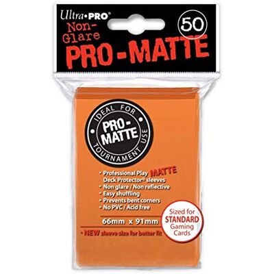 Ultra Pro Ultra 12904 Pro 84184 Standard Sleeves, Orange Ultra Pro Ultra 12904 Pro 84184 Standard Sleeves, Orange