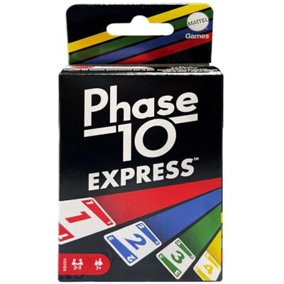 Mattel HXH04 Phase 10 Express, Kartenspiel Mattel HXH04 Phase 10 Express, Kartenspiel