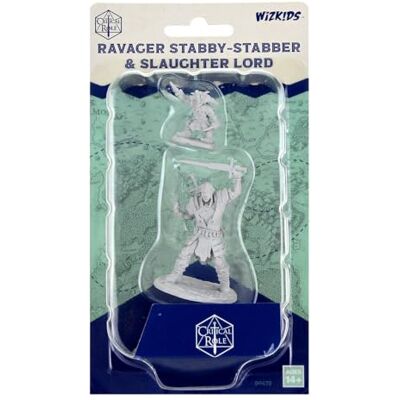 WizKids Critical Role Unpainted Miniatures: Ravager Stabby-Stabber & Slaughter Lord (2 Units) WizKids Critical Role Unpainted Miniatures: Ravager Stabby-Stabber & Slaughter Lord (2 Units)