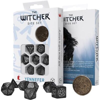 Q Workshop Q-Workshop WYE37 The Witcher Dice Set: Yennefer – The Obsidian Star (7), 295.0 x 295.0 x 85.0 mm Q Workshop Q-Workshop WYE37 The Witcher Dice Set: Yennefer – The Obsidian Star (7), 295.0 x 295.0 x 85.0 mm