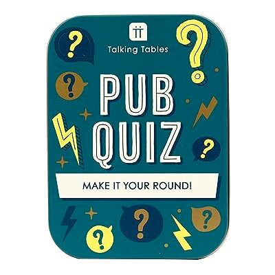 Talking Tables Spaß im Blech-Quiz - Spiel Talking Tables Spaß im Blech-Quiz - Spiel