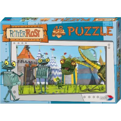 noris 606031080 Ritter Rost Puzzle Heiße Brüder, 48 Teile noris 606031080 Ritter Rost Puzzle Heiße Brüder, 48 Teile