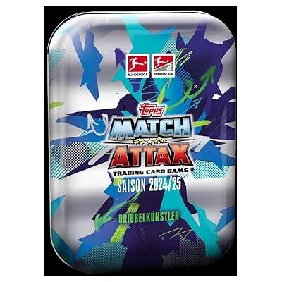 Topps Bundesliga Match Attax 24/25 Dribbelkünstler 42 Karten mit 3 Exklusiven Allroundern, 2 Schwarz-Weiß-Pixel-Pitch und 2 Limited Edition Topps Bundesliga Match Attax 24/25 Dribbelkünstler 42 Karten mit 3 Exklusiven Allroundern, 2 Schwarz-Weiß-Pixel-Pitch und 2 Limited Edition