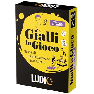Ludic - Gialli in Gioco Scienza & Crimine - Brettspiel Ludic - Gialli in Gioco Scienza & Crimine - Brettspiel