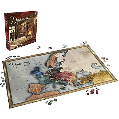 Hasbro Cenyo Avalon Hill Diplomacy Cooperative Board Game, European Political Themed Strategy Game, Ages 12 and Up, 2-7 Players Hasbro Cenyo Avalon Hill Diplomacy Cooperative Board Game, European Political Themed Strategy Game, Ages 12 and Up, 2-7 Players