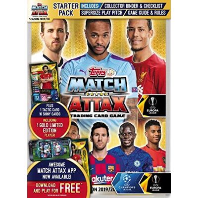 Topps Match Attax 19/20 Starter Pack- English Topps Match Attax 19/20 Starter Pack- English