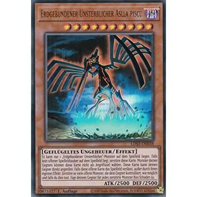TCG LDS3-DE038 Erdgebundener Unsterblicher Aslla piscu Ultra Rare Deutsch 1. Auflage im Set mit Ultrapro Toploader Yugioh TCG LDS3-DE038 Erdgebundener Unsterblicher Aslla piscu Ultra Rare Deutsch 1. Auflage im Set mit Ultrapro Toploader Yugioh