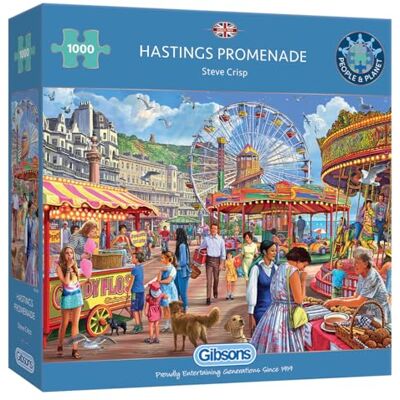 Gibsons Puzzle Hastings Promenade 1000 Teile Landschaft Gibsons Puzzle Hastings Promenade 1000 Teile Landschaft