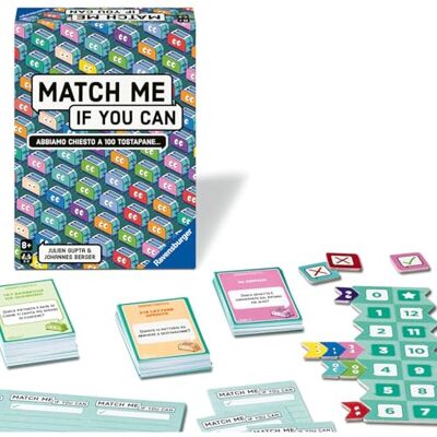 Ravensburger Match Me If You Can Brettspiele ab 8 Jahren 3-8 Spieler Geschenk für 8-jährige Kinder Brettspiele für Erwachsene 15-30 Minuten Geschenkideen Ravensburger Match Me If You Can Brettspiele ab 8 Jahren 3-8 Spieler Geschenk für 8-jährige Kinder Brettspiele für Erwachsene 15-30 Minuten Geschenkideen