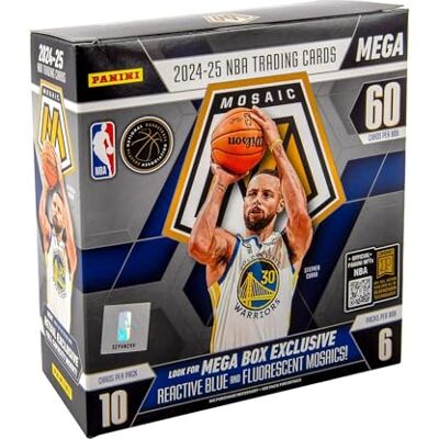 Panini NBA 2025 Mosaic Basketball Mega Box 6 Packs Panini NBA 2025 Mosaic Basketball Mega Box 6 Packs