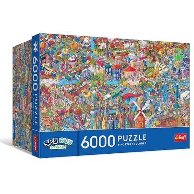 Trefl Puzzle 6000 Teile, Spy Guy Seek&Find: City Break, Premium Plus Für Kinder und Erwachsene ab 14 Jahren, hochwertige, kreative Unterhaltung, präzise passende Teile, Trefl Puzzle 6000 Teile, Spy Guy Seek&Find: City Break, Premium Plus Für Kinder und Erwachsene ab 14 Jahren, hochwertige, kreative Unterhaltung, präzise passende Teile,