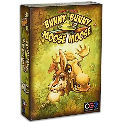 Czech Games Edition CGE Bunny Bunny Moose Moose Board Game English, 10+ Years, 3-6 Players, Family Game, Party Game, Animals, Hunters Czech Games Edition CGE Bunny Bunny Moose Moose Board Game English, 10+ Years, 3-6 Players, Family Game, Party Game, Animals, Hunters
