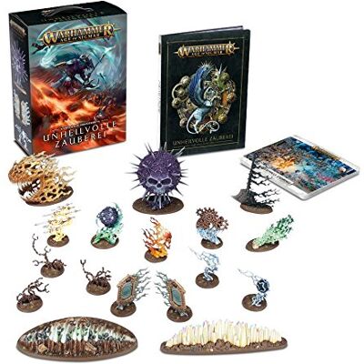 Games Workshop Warhammer Age of Sigmar: Unheilvolle Zauberei Brettspiel Fantasy Strategy Fantasy TABLETOP-GAME Karton Adult 144+ 180+ 180 Games Workshop Warhammer Age of Sigmar: Unheilvolle Zauberei Brettspiel Fantasy Strategy Fantasy TABLETOP-GAME Karton Adult 144+ 180+ 180