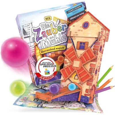 DENKRIESEN Zaubermühle DR Direkt Familienspiel & Kinderspiel ab 6 Jahren Fantasievolles Farb- und Strategiespiel für 1 bis 5 Spieler mit kreativem Spielspaß und 15 bis 30 Minuten Spielzeit. DENKRIESEN Zaubermühle DR Direkt Familienspiel & Kinderspiel ab 6 Jahren Fantasievolles Farb- und Strategiespiel für 1 bis 5 Spieler mit kreativem Spielspaß und 15 bis 30 Minuten Spielzeit.