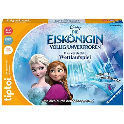 Ravensburger tiptoi Spiel 00116 Disney Die Eiskönigin Völlig Unverfroren: Das verdrehte Wettlaufspiel EIN magisches Quiz-Spiel ab 4 Jahren Ravensburger tiptoi Spiel 00116 Disney Die Eiskönigin Völlig Unverfroren: Das verdrehte Wettlaufspiel EIN magisches Quiz-Spiel ab 4 Jahren
