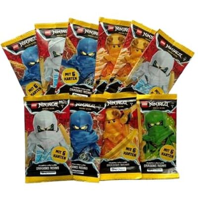 Lego Ninjago Dragons Rising 10x Booster Packs insgesamt 60 Karten Sammelkartenspiel TCG Lego Ninjago Dragons Rising 10x Booster Packs insgesamt 60 Karten Sammelkartenspiel TCG