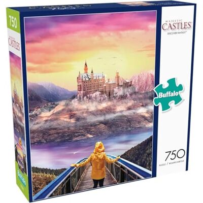 Buffalo Games Discover Fantasy Puzzle 750 Teile Fertige Größe 97,16 x 28,57 cm, leuchtet im Dunkeln, recycelte Tafel, inklusive Poster, gerahmte Kunst, Geschenk Buffalo Games Discover Fantasy Puzzle 750 Teile Fertige Größe 97,16 x 28,57 cm, leuchtet im Dunkeln, recycelte Tafel, inklusive Poster, gerahmte Kunst, Geschenk