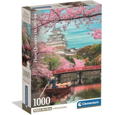 Clementoni Himeji Castle im Frühling - 1000-Teiliges Puzzle Clementoni Himeji Castle im Frühling - 1000-Teiliges Puzzle