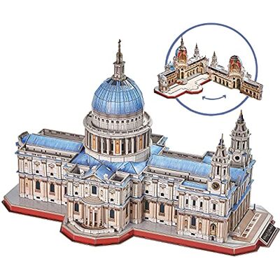 CubicFun 3D Puzzle, Black Pearl, Queen Anne's Revenge, LED, 293 Teile, 68cm Interieur Ansichten, London Architektur Kirche UK, Gebäudemodell Bastelsets Spielzeug, Erwachsene Hobbygeschenk CubicFun 3D Puzzle, Black Pearl, Queen Anne's Revenge, LED, 293 Teile, 68cm Interieur Ansichten, London Architektur Kirche UK, Gebäudemodell Bastelsets Spielzeug, Erwachsene Hobbygeschenk