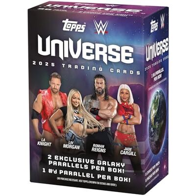 Topps 2025 Universe WWE, werksseitig versiegelt, Vorteilsbox Topps 2025 Universe WWE, werksseitig versiegelt, Vorteilsbox