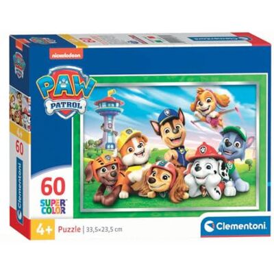 Clementoni Puzzle Paw Patrol 60 Stücke für Kindern 4-6 Jahre, Cartoon, Geschenk für Kinder, Puzzle für Kinder, Made in Italy, 26071 Clementoni Puzzle Paw Patrol 60 Stücke für Kindern 4-6 Jahre, Cartoon, Geschenk für Kinder, Puzzle für Kinder, Made in Italy, 26071