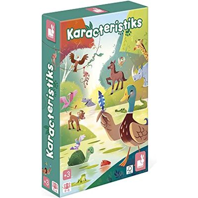 Janod Karacteristiks Pädagogisches Brettspiel für Kinder Thema Tiere Schnelligkeitsspiel 2 bis 6 Spieler FSC-Zertifiziert Ab 3 Jahre, J02621, Mehrfarbig Janod Karacteristiks Pädagogisches Brettspiel für Kinder Thema Tiere Schnelligkeitsspiel 2 bis 6 Spieler FSC-Zertifiziert Ab 3 Jahre, J02621, Mehrfarbig