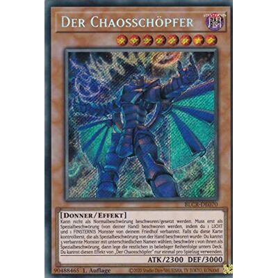 TCG BLCR-DE070 Der Chaosschöpfer Secret Rare Deutsch 1. Auflage Yugioh Sammlerkartei-Spiel Trading Card Kartenspiel Anime & Manga 1 Stück TCG BLCR-DE070 Der Chaosschöpfer Secret Rare Deutsch 1. Auflage Yugioh Sammlerkartei-Spiel Trading Card Kartenspiel Anime & Manga 1 Stück