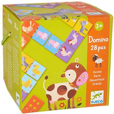Djeco Domino Spiel - Bauernhof - Lernspiel Djeco Domino Spiel - Bauernhof - Lernspiel