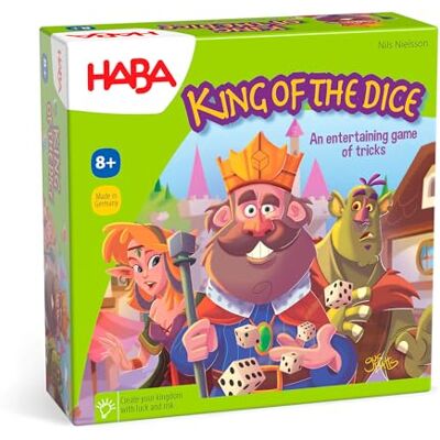 HABA 303590 King of the Dice EIN kniffliges Würfelspiel für 2-5 Spieler ab 8 Jahren englische Version (Made in Germany) HABA 303590 King of the Dice EIN kniffliges Würfelspiel für 2-5 Spieler ab 8 Jahren englische Version (Made in Germany)