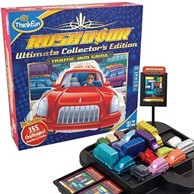 ThinkFun Rush Hour Ultimate Collectors Edition Das beliebte Spiel Rush Hour von in der hochwertigen Sammlerausgabe Entkomme dem Verkehrschaos mit Stil für alle ab 8 Jahren ThinkFun Rush Hour Ultimate Collectors Edition Das beliebte Spiel Rush Hour von in der hochwertigen Sammlerausgabe Entkomme dem Verkehrschaos mit Stil für alle ab 8 Jahren
