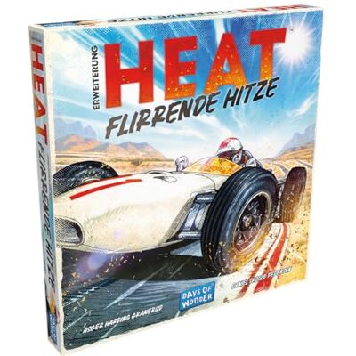 Asmodee , Heat – Flirrende Hitze, Strategisches Kennerspiel, Deutsch Asmodee , Heat – Flirrende Hitze, Strategisches Kennerspiel, Deutsch