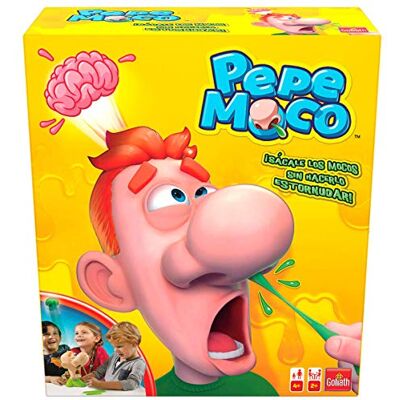 Goliath Pepe MOCO Lustiges Gesellschaftsspiel für Kinder ab 4 Jahren mit Rotz und Gehirn, Emotion und Lachen garantiert, Geschenk für Kinder und Familienfeiern, spanische Version Goliath Pepe MOCO Lustiges Gesellschaftsspiel für Kinder ab 4 Jahren mit Rotz und Gehirn, Emotion und Lachen garantiert, Geschenk für Kinder und Familienfeiern, spanische Version