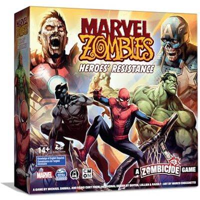 CMON Marvel Zombies: Heroes' Resistance Miniatur-Brettspiel, ab 14 Jahren, 1–4 Spieler, 45–60 Minuten Spieldauer CMON Marvel Zombies: Heroes' Resistance Miniatur-Brettspiel, ab 14 Jahren, 1–4 Spieler, 45–60 Minuten Spieldauer