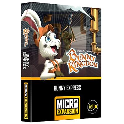 IELLO Bunny Kingdom: Bunny Express Micro Expansion , Kartenspiel-Erweiterung zum Spielen mit Bunny Kingdom Basisspiel, Golden IELLO Bunny Kingdom: Bunny Express Micro Expansion , Kartenspiel-Erweiterung zum Spielen mit Bunny Kingdom Basisspiel, Golden