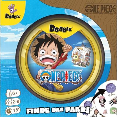 Asmodee , Dobble One Piece, Rasantes Familienspiel, Deutsch Asmodee , Dobble One Piece, Rasantes Familienspiel, Deutsch