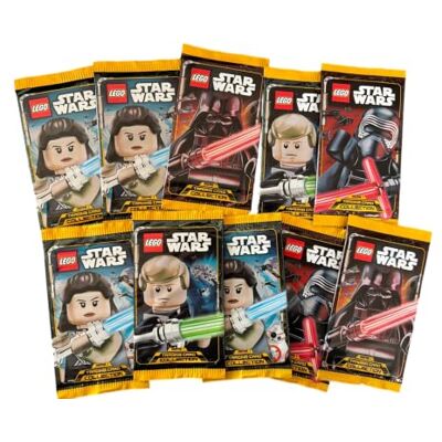 Lego Star Wars Trading Card Collection Serie 1, 10 Booster, 50 Karten, Blue Ocean Sammelkartenspiel TCG Lego Star Wars Trading Card Collection Serie 1, 10 Booster, 50 Karten, Blue Ocean Sammelkartenspiel TCG