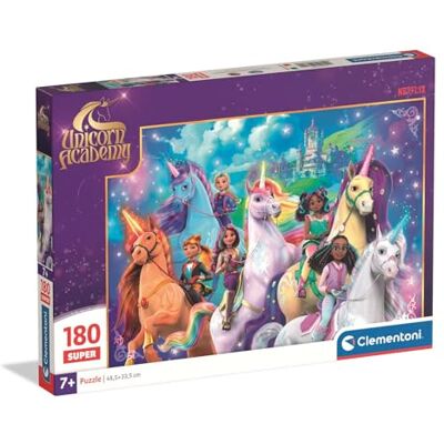 Clementoni 180 SUPER Unicorn ACADEMY 2025 – Puzzle Clementoni 180 SUPER Unicorn ACADEMY 2025 – Puzzle