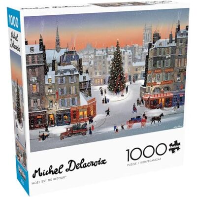 Buffalo Games Michel Delacroix Noel est de Retour 1000 Teile Puzzle Buffalo Games Michel Delacroix Noel est de Retour 1000 Teile Puzzle