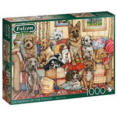 Jumbo Falcon de Luxe Gathering on the Couch 1000 Teile Jumbo Falcon de Luxe Gathering on the Couch 1000 Teile