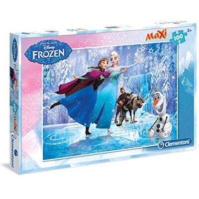 Disney Puzzle Maxi Kraina Lodu NA lyzwach 100 Disney Puzzle Maxi Kraina Lodu NA lyzwach 100