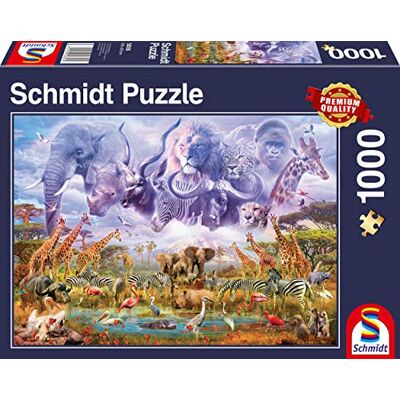 Schmidt Spiele 58356 Tiere an der Wasserstelle, 1000 Teile Puzzle Schmidt Spiele 58356 Tiere an der Wasserstelle, 1000 Teile Puzzle
