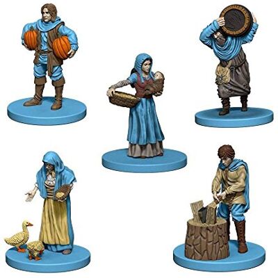 WizKids Mayfair Games Europe MFG72866 Agricola Game Expansion: Blue (5 Figures), Mehrfarbig WizKids Mayfair Games Europe MFG72866 Agricola Game Expansion: Blue (5 Figures), Mehrfarbig