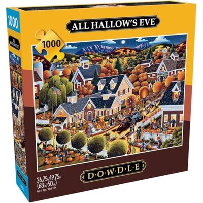 Buffalo Games Dowdle – All Hallow's Eve – 1000-teiliges Puzzle für Erwachsene, herausforderndes Puzzle, perfekt für Spieleabende – fertige Größe 26,75 x 19,75 Buffalo Games Dowdle – All Hallow's Eve – 1000-teiliges Puzzle für Erwachsene, herausforderndes Puzzle, perfekt für Spieleabende – fertige Größe 26,75 x 19,75