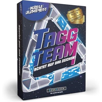 DENKRIESEN KIBU Jumper Tagg Team Teamspiel ab 8 Jahren, 4–6 Spieler Schnelles Teamspiel und Gesellschaftsspiel mit geheimen Zeichen, Kommunikation und Taktik für Gruppen und Spieleabende. DENKRIESEN KIBU Jumper Tagg Team Teamspiel ab 8 Jahren, 4–6 Spieler Schnelles Teamspiel und Gesellschaftsspiel mit geheimen Zeichen, Kommunikation und Taktik für Gruppen und Spieleabende.