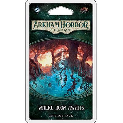 Fantasy Flight Games , Arkham Horror The Card Game: Mythos Pack 1.5. Where Doom Awaits, Card Game, Ages 14+, 1 to 4 Players, 60 to 120 Minutes Playing Time Fantasy Flight Games , Arkham Horror The Card Game: Mythos Pack 1.5. Where Doom Awaits, Card Game, Ages 14+, 1 to 4 Players, 60 to 120 Minutes Playing Time