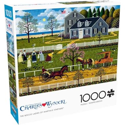 Buffalo Games Charles Wysocki The Boccie Ladies of Marthas Vineyard 1000 Teile Puzzle Buffalo Games Charles Wysocki The Boccie Ladies of Marthas Vineyard 1000 Teile Puzzle